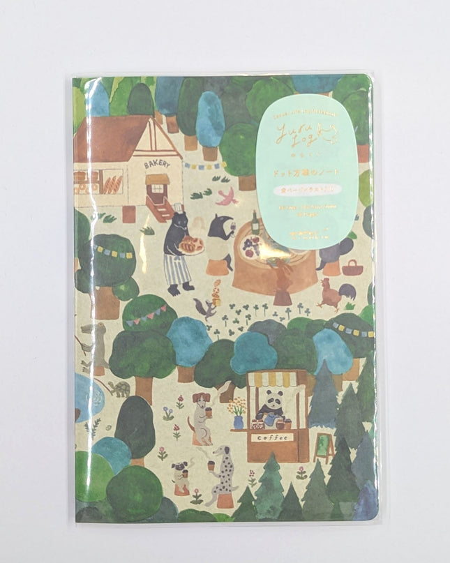 MIDORI Notebook B6 Forest Animals front