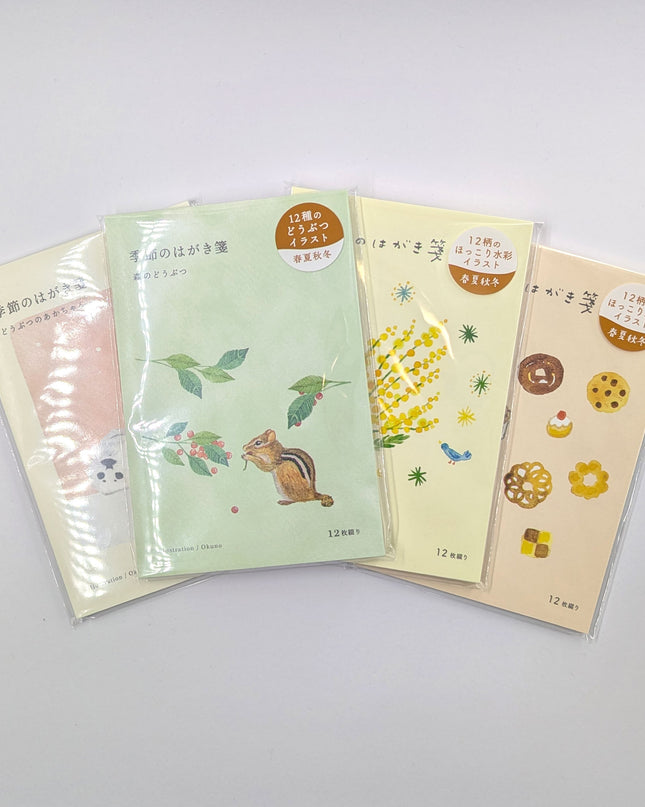 RYURYU Seasonal Postcard Memo