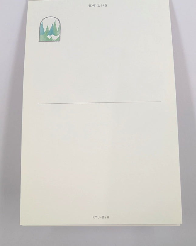 RYURYU Seasonal Postcard Memo back