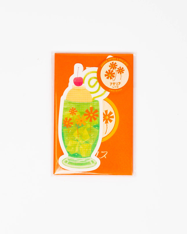 RYURYU Adelia Retro Mini Card Set - ZenPop Japan Stationery Store