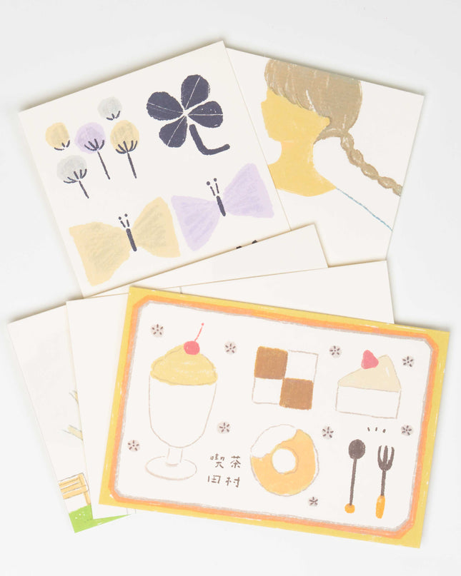 KAMIISO SANSHO Tamura Miki Washi Art Card - ZenPop Japan Stationery Store