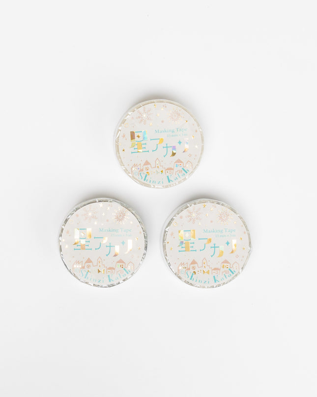 SEAL DO Shinzi Katoh Design Hoshi Akari Kirapika Masking Tape - ZenPop Japan Stationery Store