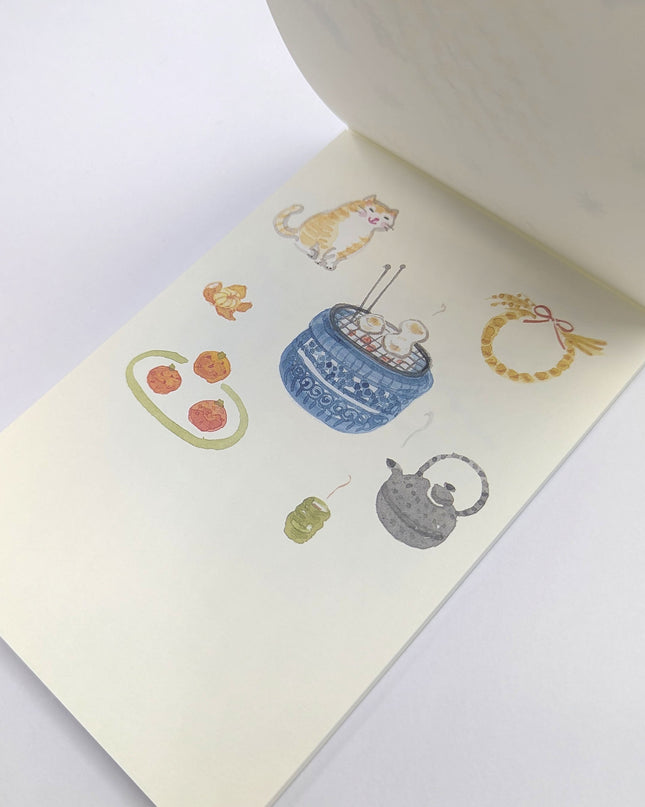 RYURYU Seasonal Postcard Memo inside