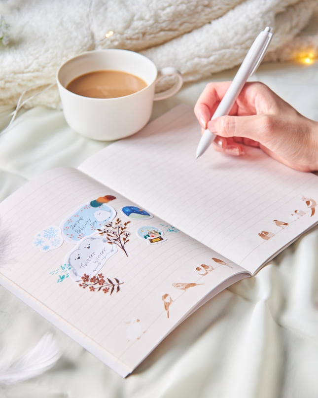 A5 Notebook Bird From Midori