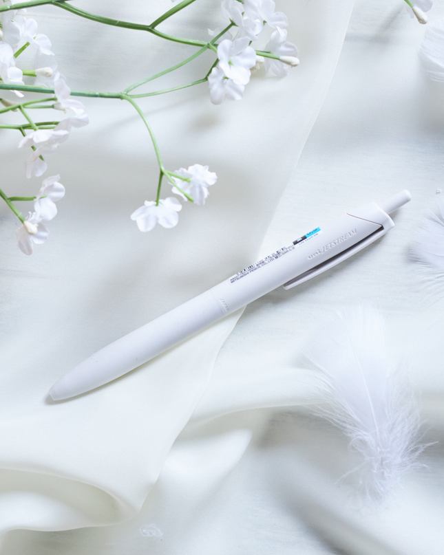 JETSTREAM Single 0.5mm Shell White (Light-touch ink) From Mitsubishi Pencil