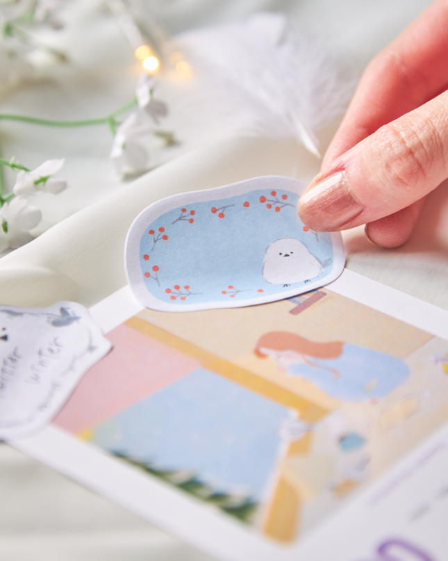 Katanuki Fusen Shimaenaga (Long-tailed Tit) From Furukawashiko