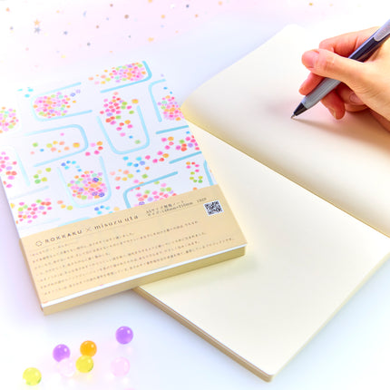 Rokkaku - Mizusu Uta A5 Blank Notebook Kompeito Dream