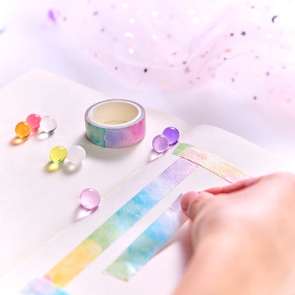 Tsutsumu - Glitter Pastel Rainbow Masking Tape
