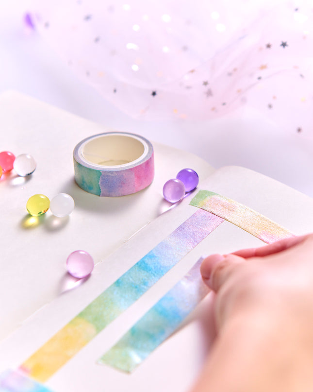 Tsutsumu - Glitter Pastel Rainbow Masking Tape