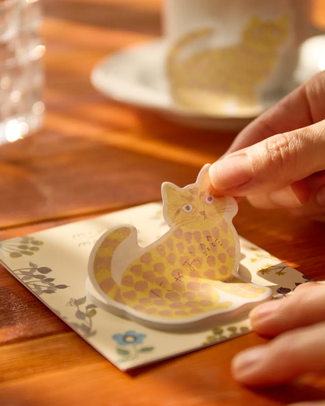 EL COMMUN  Miyuki Matsuo Die-cut Sticky Notes