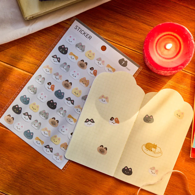 
Motobayashi - Design Paper Cat Stickers