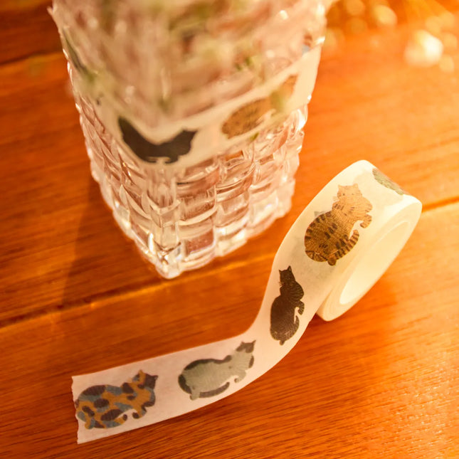 Katakata - Leisure Cat Washi Tape