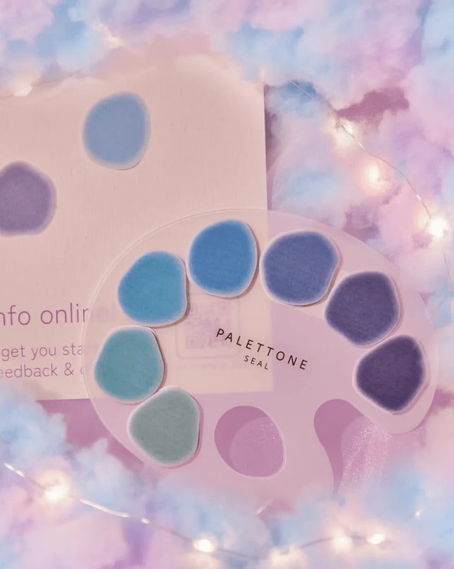 SUN-STAR Paint Palette-Style Stickers Palettone