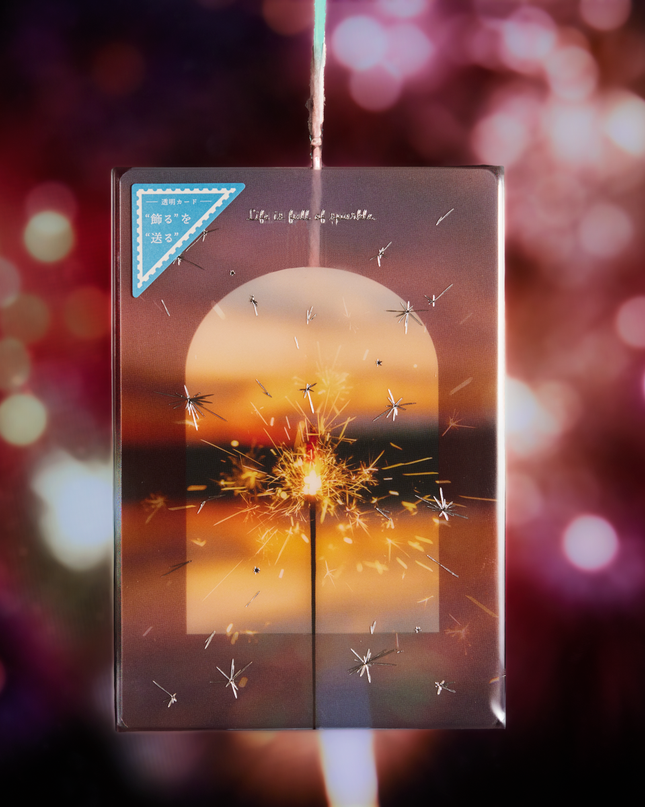 RYURYU Transparent Card - Sparkle (TOC‑10)