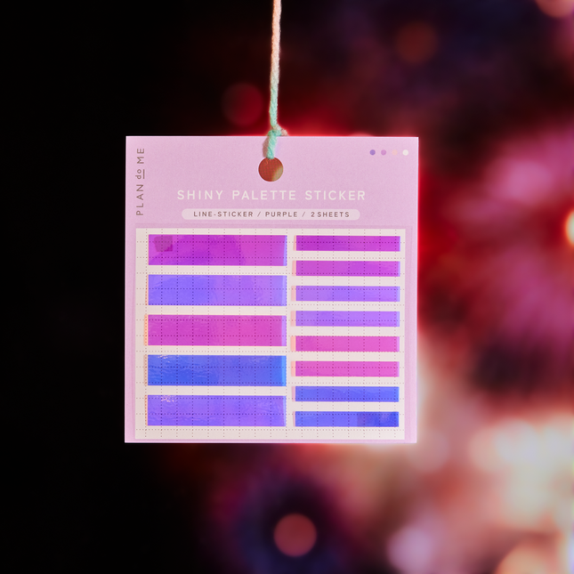 Frontier - PLAN do ME Shiny palette stickers