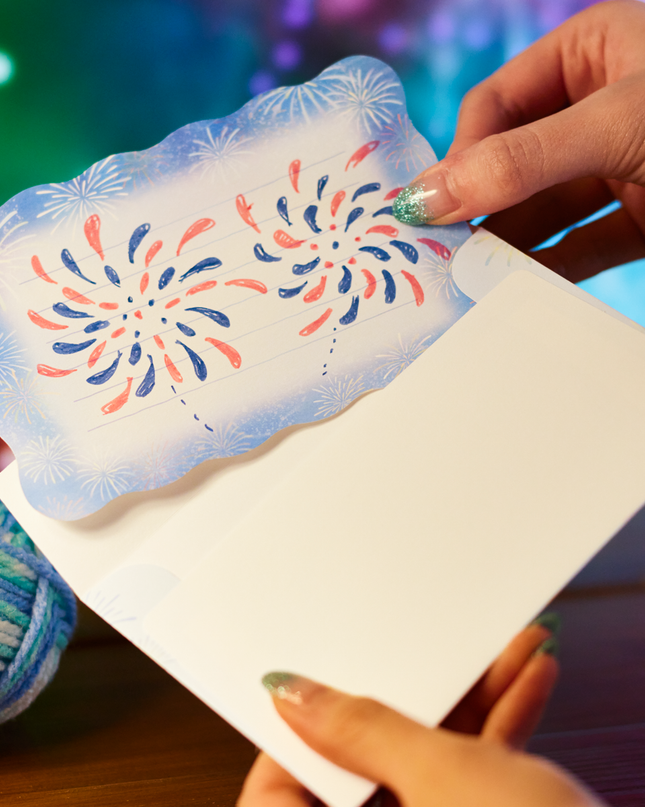 NB Mini Letter Set – Summer Fireworks Night