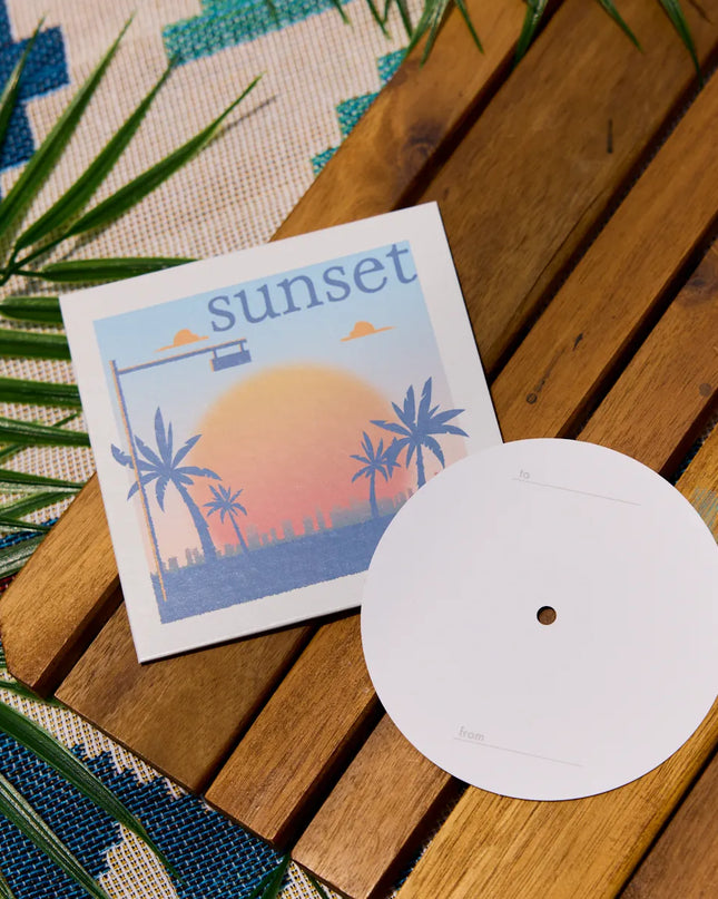 Ikkudo printing - Neo Record Message Card