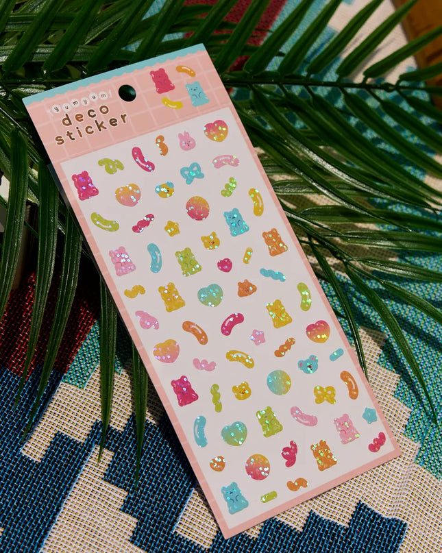 Worldcraft - Gummy hologram sticker sheet