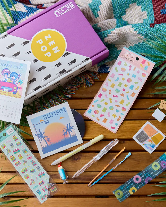 ZENPOP Stationery Box - Summer Drive