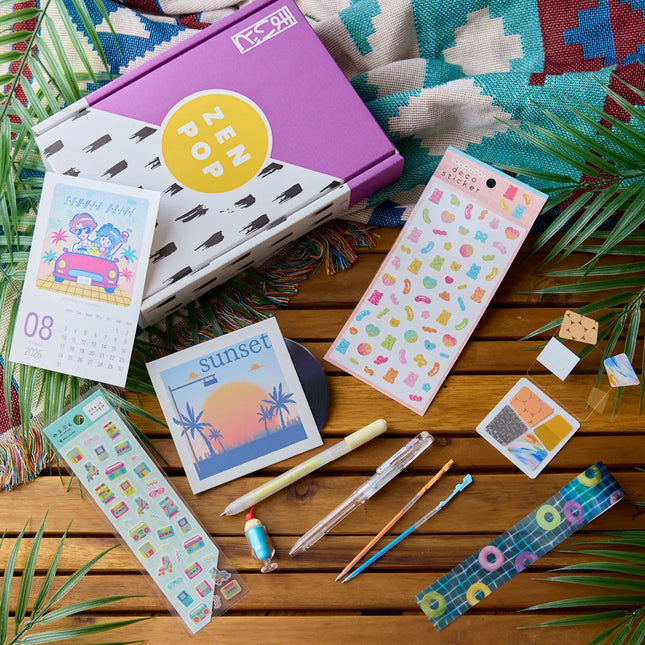 ZENPOP Stationery Box - Summer Drive