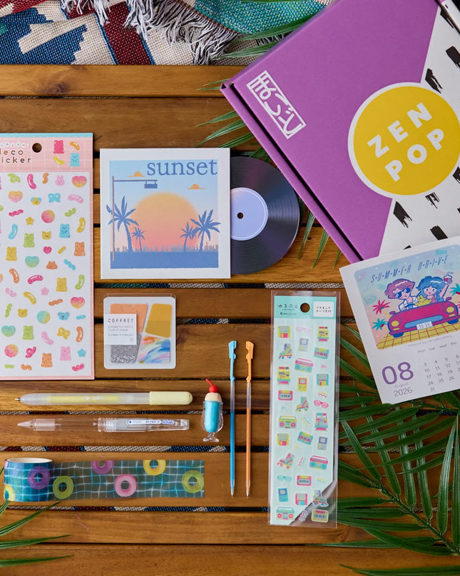 ZENPOP Stationery Box - Summer Drive