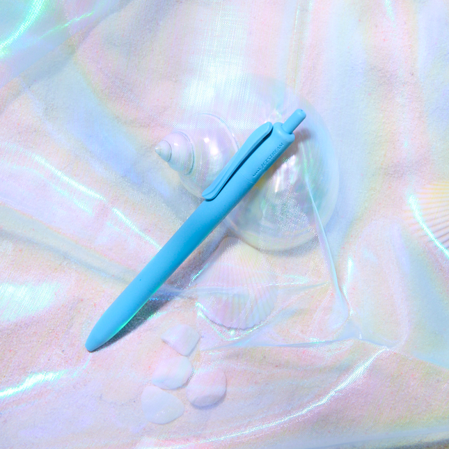 Mistsubishi Pencil - Jet Stream 0.7mm Marine Plastic Ballpoint Pen Light Blue