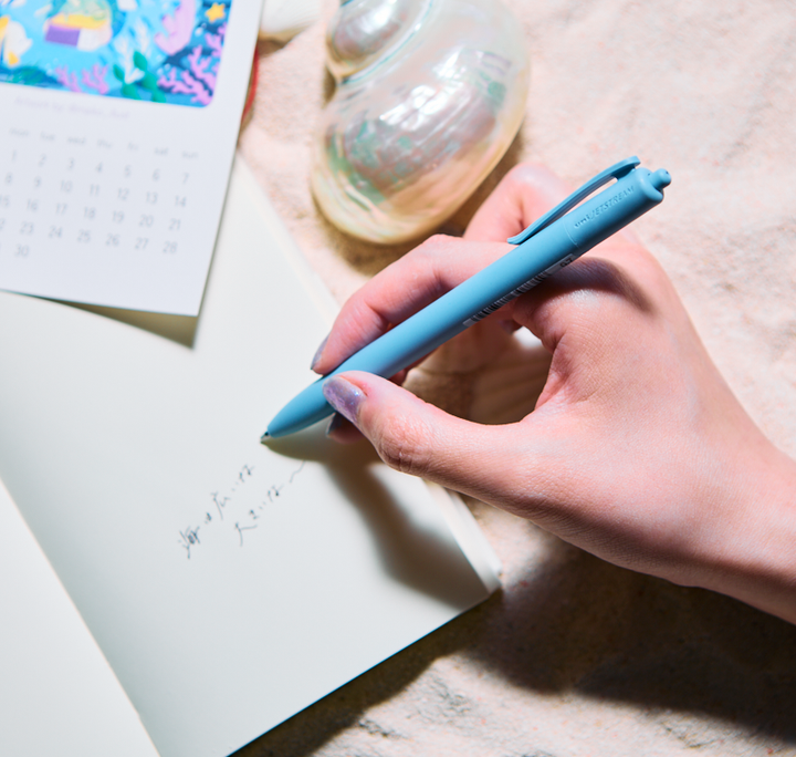 MITSUBISHI PENCIL - Jetstream 0.7mm Marine Plastic Ballpoint Pen