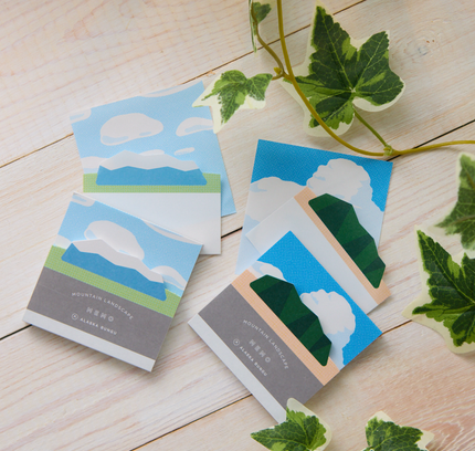 ElCommun- Mountain Landscape memo set
