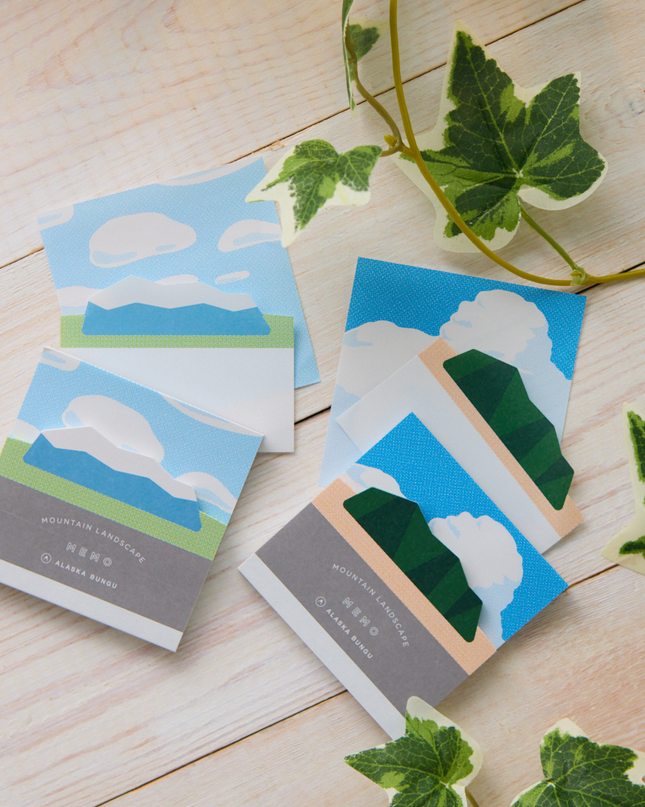 ElCommun- Mountain Landscape memo set