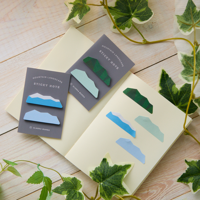 ElCommun- Mountain Landscape Die-cut Sticky Note