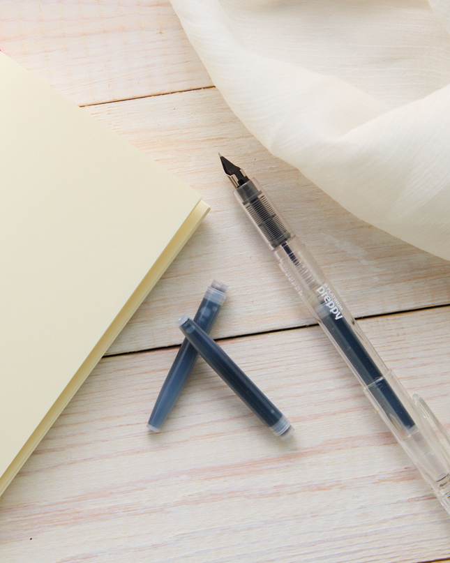 PLATINUM - Preppy 03(fine) #4 Crystal PSQC-400 Fountain pen Cartridge ink