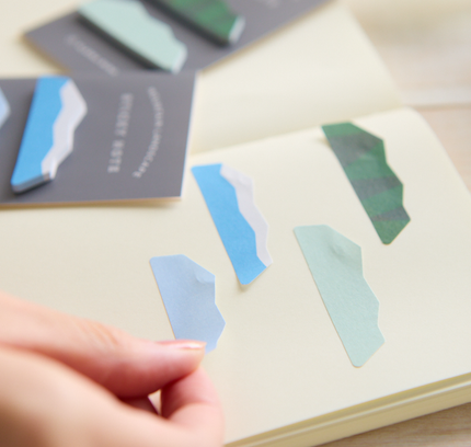 ElCommun- Mountain Landscape Die-cut Sticky Note