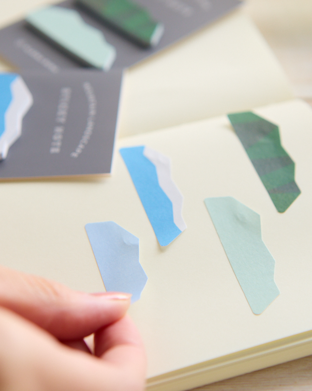 ElCommun- Mountain Landscape Die-cut Sticky Note