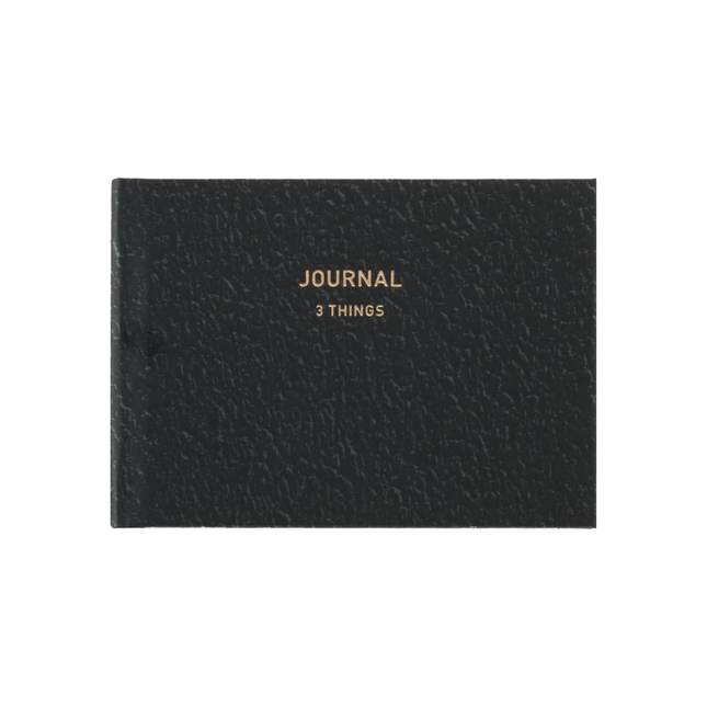 DAIGO Easy Journal – 3 Things (Palm Size) Black