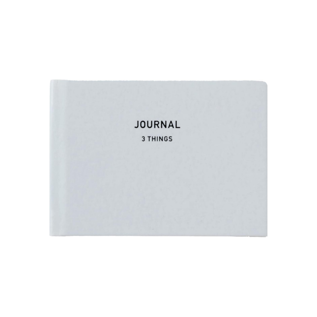 DAIGO Easy Journal – 3 Things (Palm Size) White