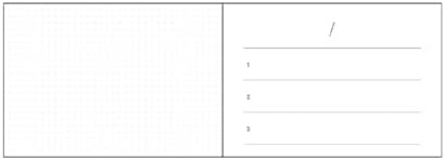 DAIGO Easy Journal – 3 Things (Palm Size)