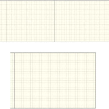 DAIGO isshoni Laptop Desk Grid Notebook 15 inch inside