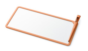PLUS Kaite Memo Pad orange rectangle