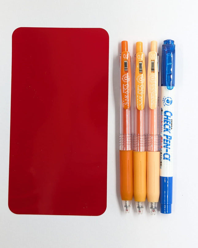 ZEBRA Checkpen α Sarasa Study Set Limited Edition