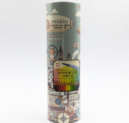 [Limited] SAKURA CRAYPAS The Fantasy Street Gallery Store Collaboration Watercolor Pencils 24 Colors