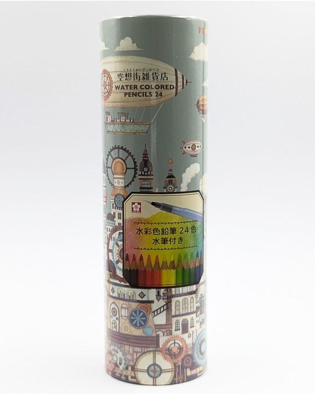 [Limited] SAKURA CRAYPAS The Fantasy Street Gallery Store Collaboration Watercolor Pencils 24 Colors