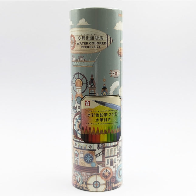 [Limited] SAKURA CRAYPAS The Fantasy Street Gallery Store Collaboration Watercolor Pencils 24 Colors
