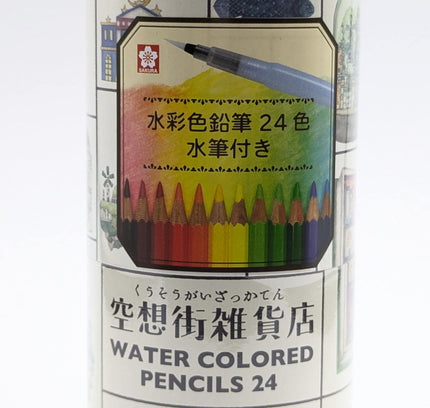 [Limited] SAKURA CRAYPAS The Fantasy Street Gallery Store Collaboration Watercolor Pencils 24 Colors