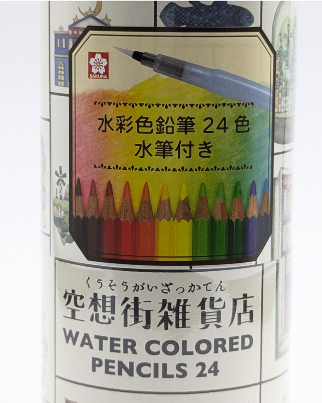[Limited] SAKURA CRAYPAS The Fantasy Street Gallery Store Collaboration Watercolor Pencils 24 Colors