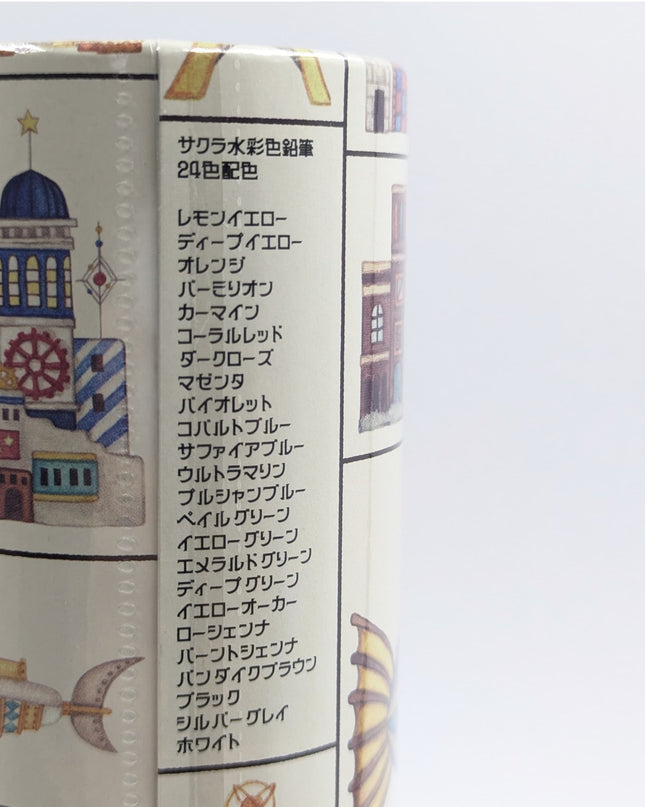 [Limited] SAKURA CRAYPAS The Fantasy Street Gallery Store Collaboration Watercolor Pencils 24 Colors
