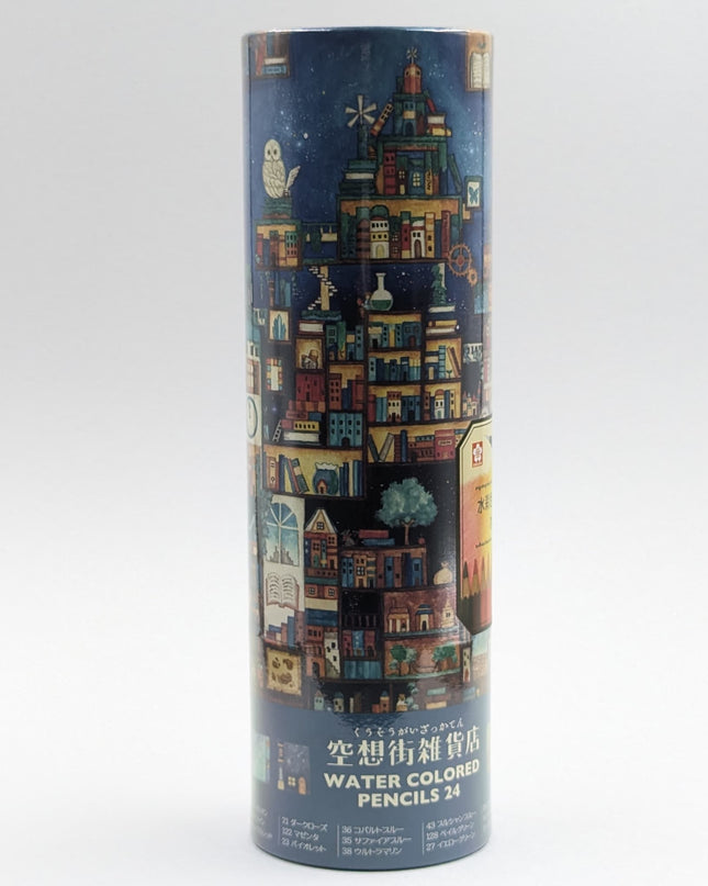 [Limited] SAKURA CRAYPAS The Fantasy Street Gallery Store Collaboration Watercolor Pencils 24 Colors