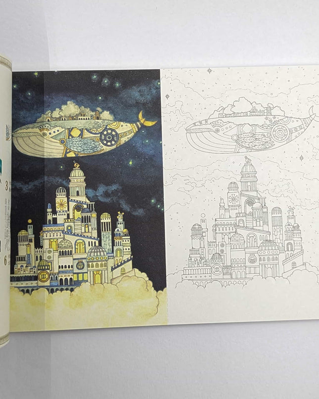 The Fantasy Street Gallery Store Collaboration Coloring Book travel