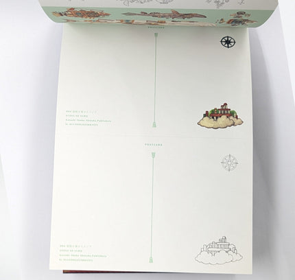 The Fantasy Street Gallery Store Collaboration Coloring Book postcard