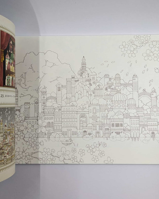 The Fantasy Street Gallery Store Collaboration Coloring Book seasons