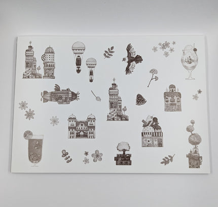 The Fantasy Street Gallery Store Collaboration Coloring Book seasons